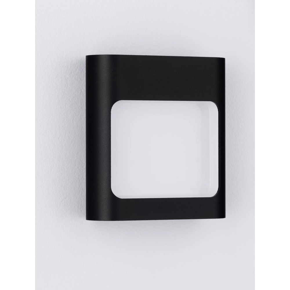 Black wall lamp Tall down Lyora 5212017453495