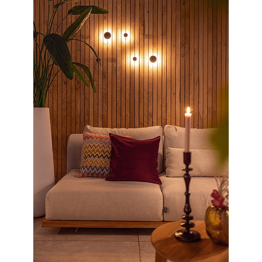 12 volt wandlampje Mini Sway Wall pearl grey In-lite 8717051005442