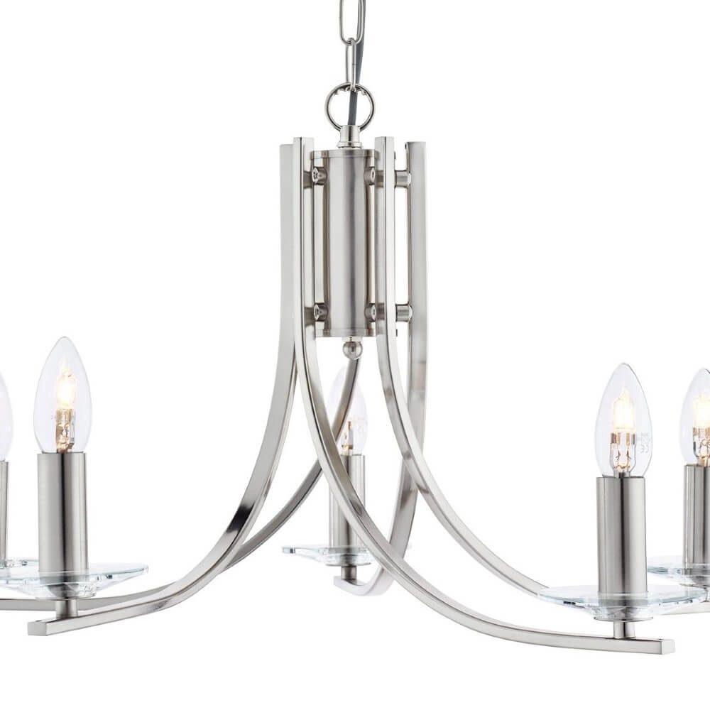 Chrome hanglamp Ascona Ø 62cm Searchlight 5053423049915