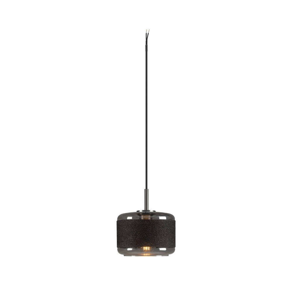 Hanglamp Pantilo Rope 19 smoke glas - Ø 18,5cm