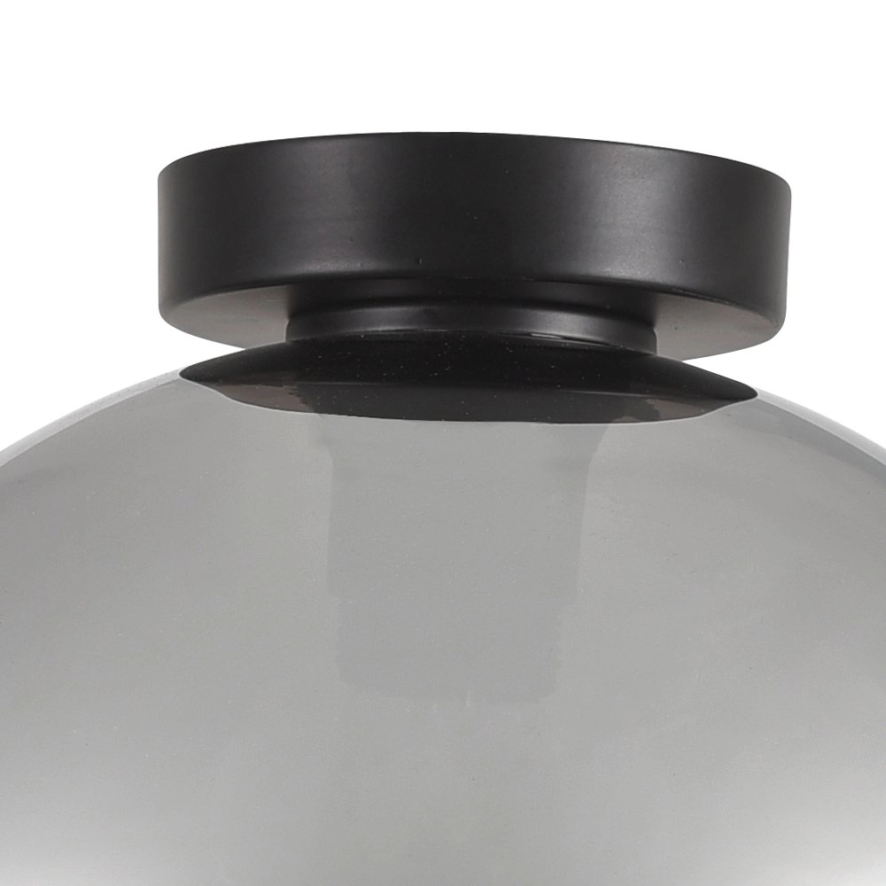 Ø 30cm plafondlamp Marino-30 met smoke glas Artdelight 8719831735846