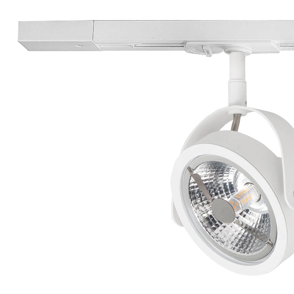 1-fase railset 150cm Malta wit met 4 spots Highlight 8718379042836