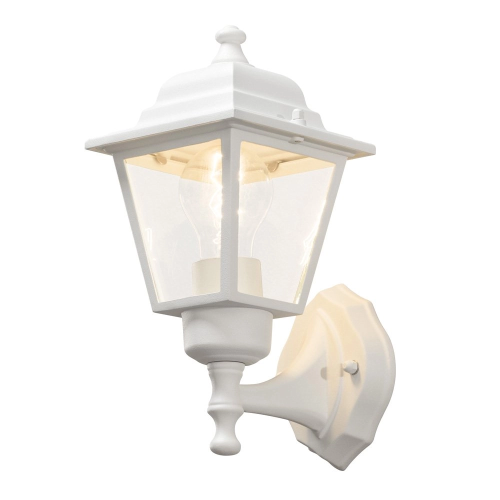 Klassieke muurlamp Zagreb Up wit