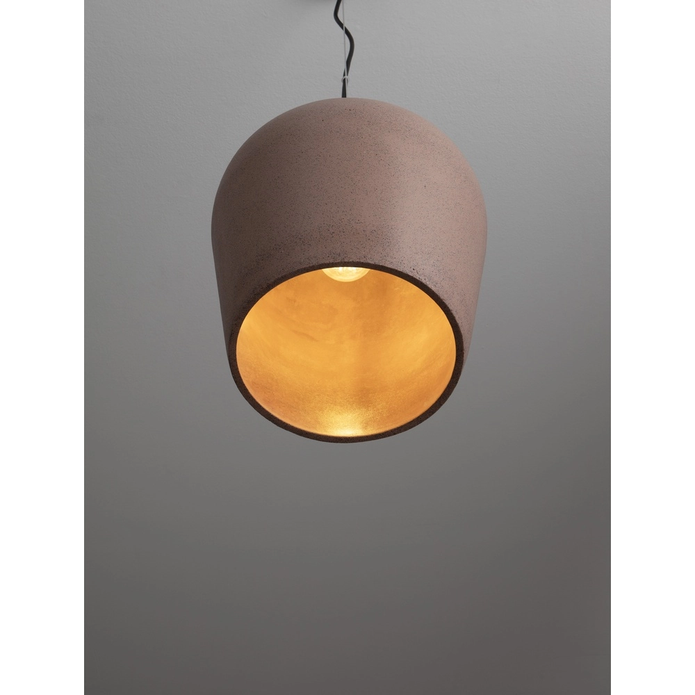 Hanglamp Omio Ø 29cm aarde bruin Lyora 5212017468888