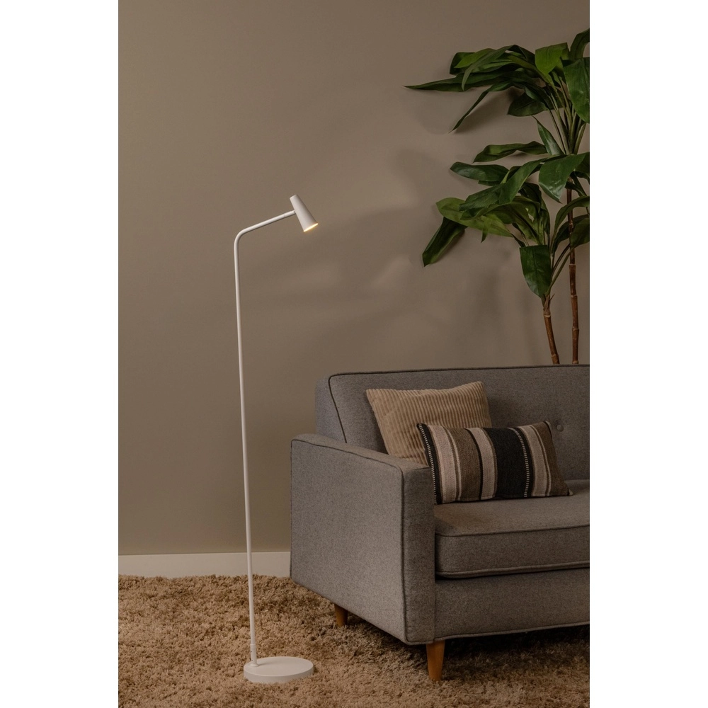 Oplaadbare vloerlamp Stirling wit Lucide 5411212361271