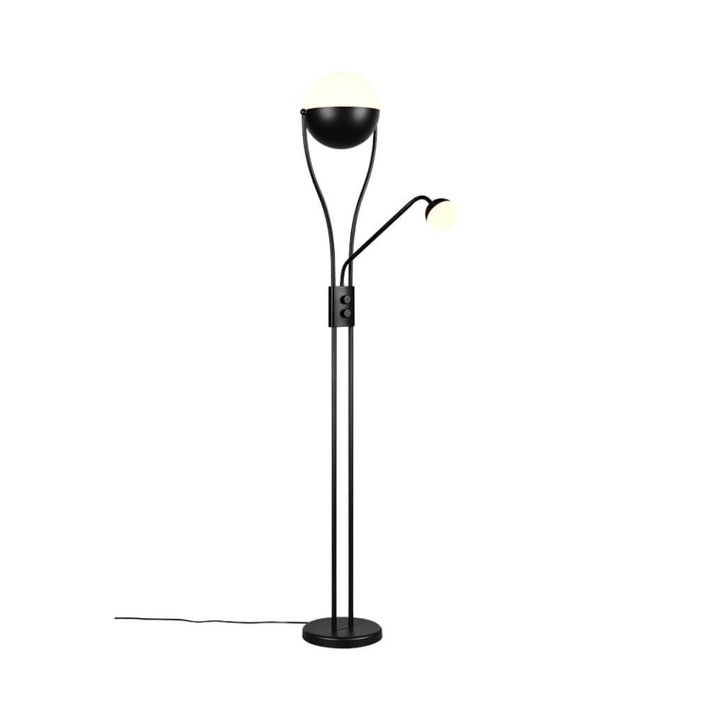 Leeslamp Chris zwart 2-lichts Trio 4017807642964