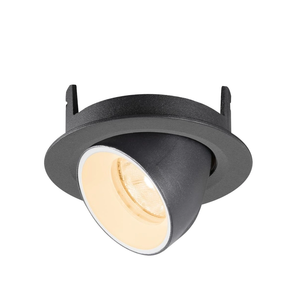 Inbouwspot Numinos Gimble XS zwart/wit 2700K - 20gr SLV 4024163307277