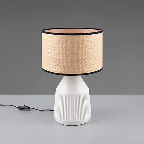 Tafellamp Formentera Ø 28cm wit Trio 4017807680126