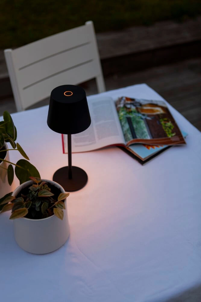 Zwarte tafellamp Roble design Lutec 6939412089539