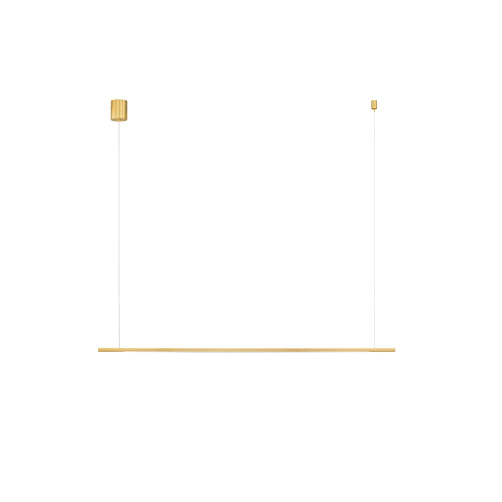 Strakke hanglamp Brillia goud 120cm Lyora 5212017473783