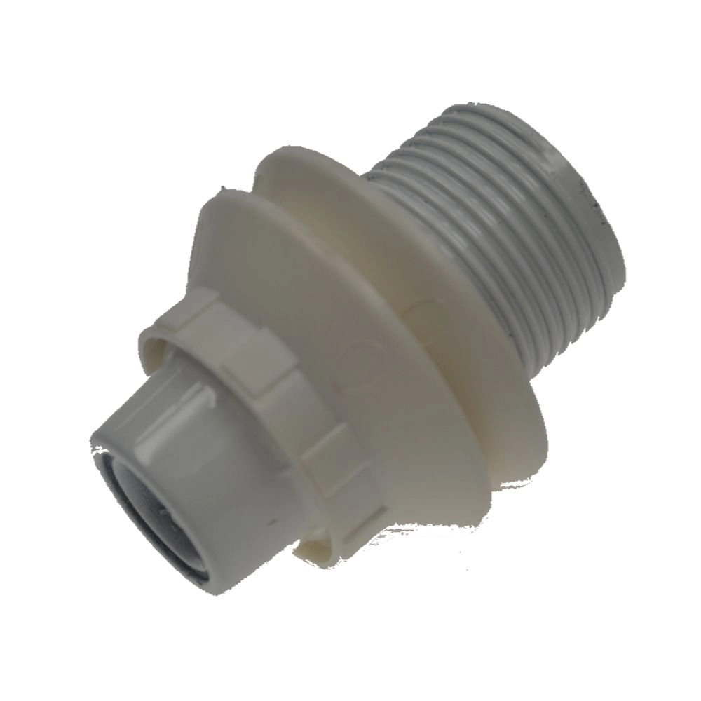 Fitting E14 - Base wit met 2 ringen Vtac 8717692021634