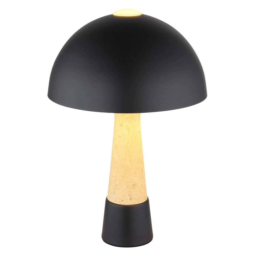 Unieke tafellamp Paulin Ø 25cm zwart