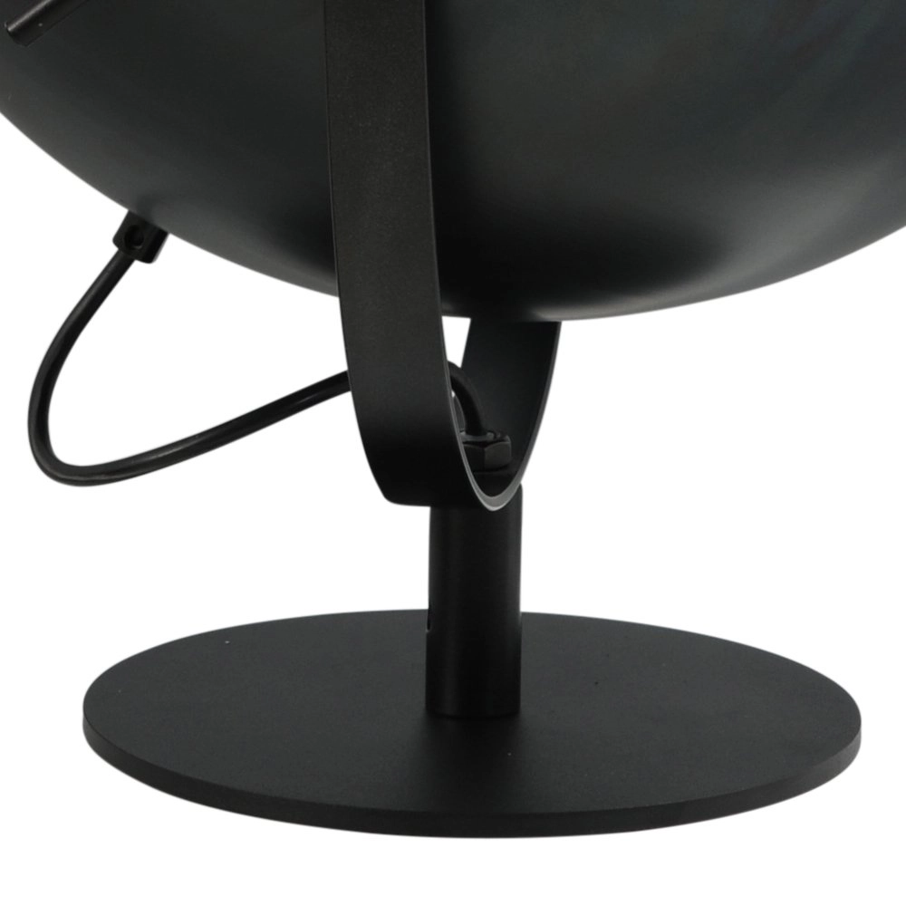 Landelijke floodlight Larino 40 zwart met oudzilver Masterlight 8718121236834