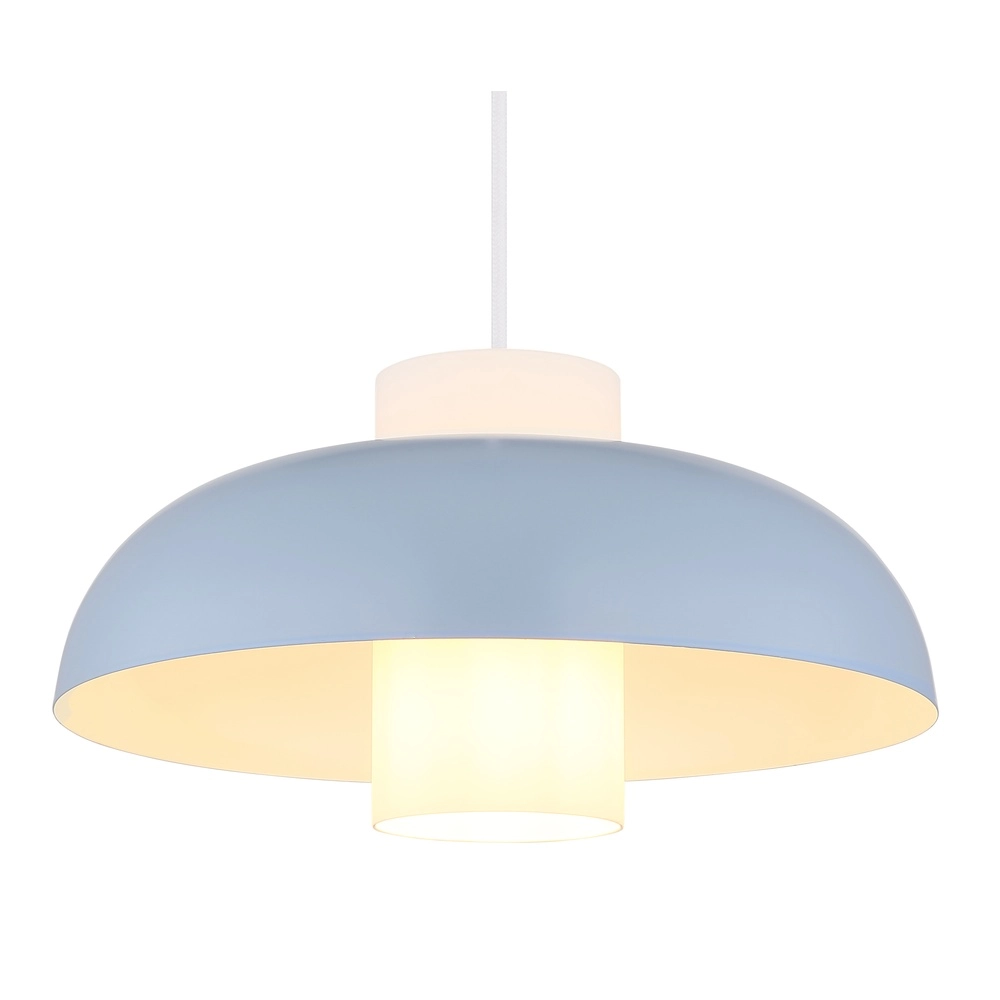 Moderne hanglamp Lowe blauw Ø 38cm Globo 9007371518166