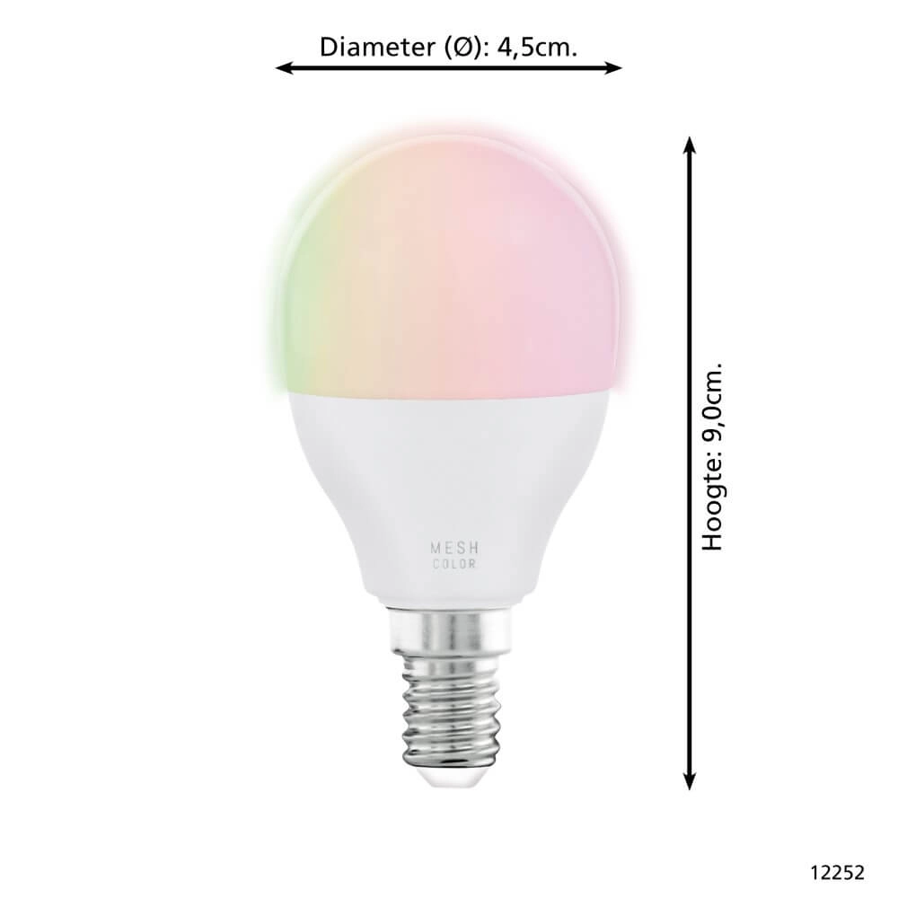 Led lampenbol Zigbee - E14 - 4.9 watt - 2700-6500K - P45 Eglo 9002759122522