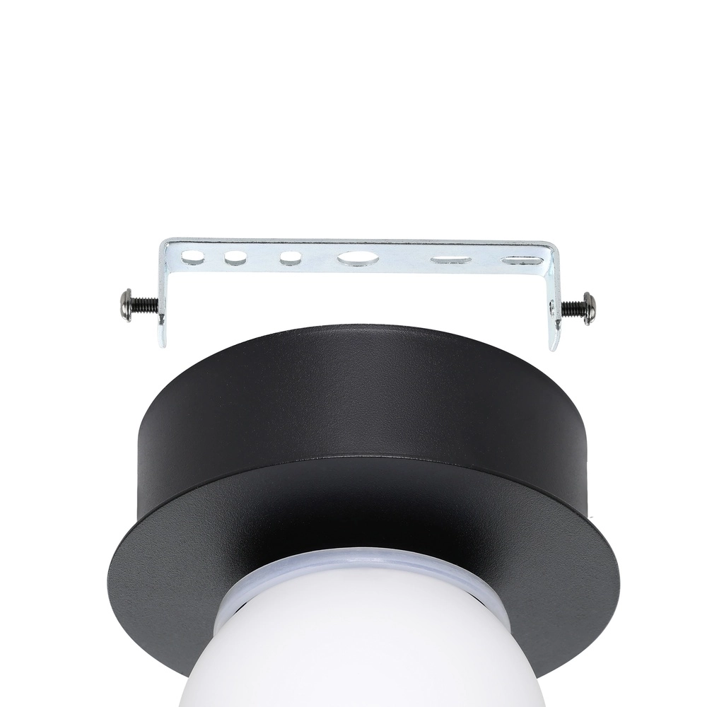 Zwart plafondlampje Mosiano Ø 11,5cm Eglo 9008606286096