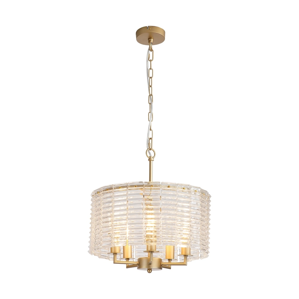 Klassieke hanglamp Flute goud Ø 40cm