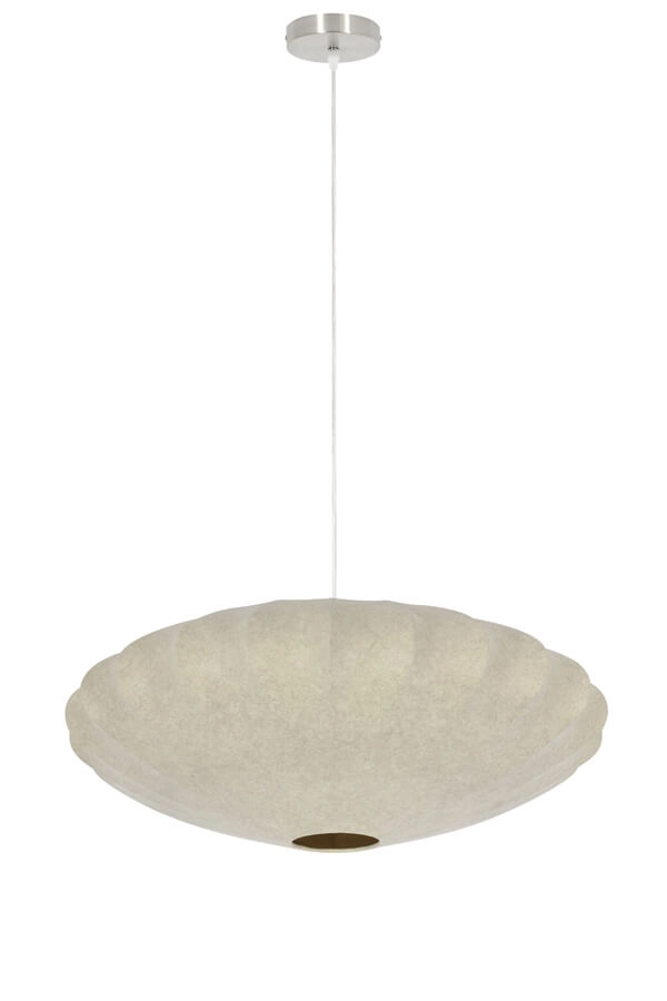 Japandi hanglamp Fay Ø 60cm crème Light & Living 8717807760380