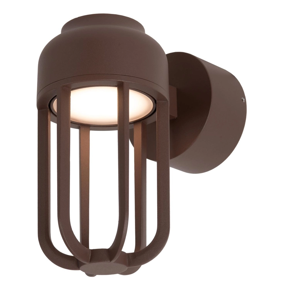 Wandlamp Wells roestbruin Lucide 5411212334114