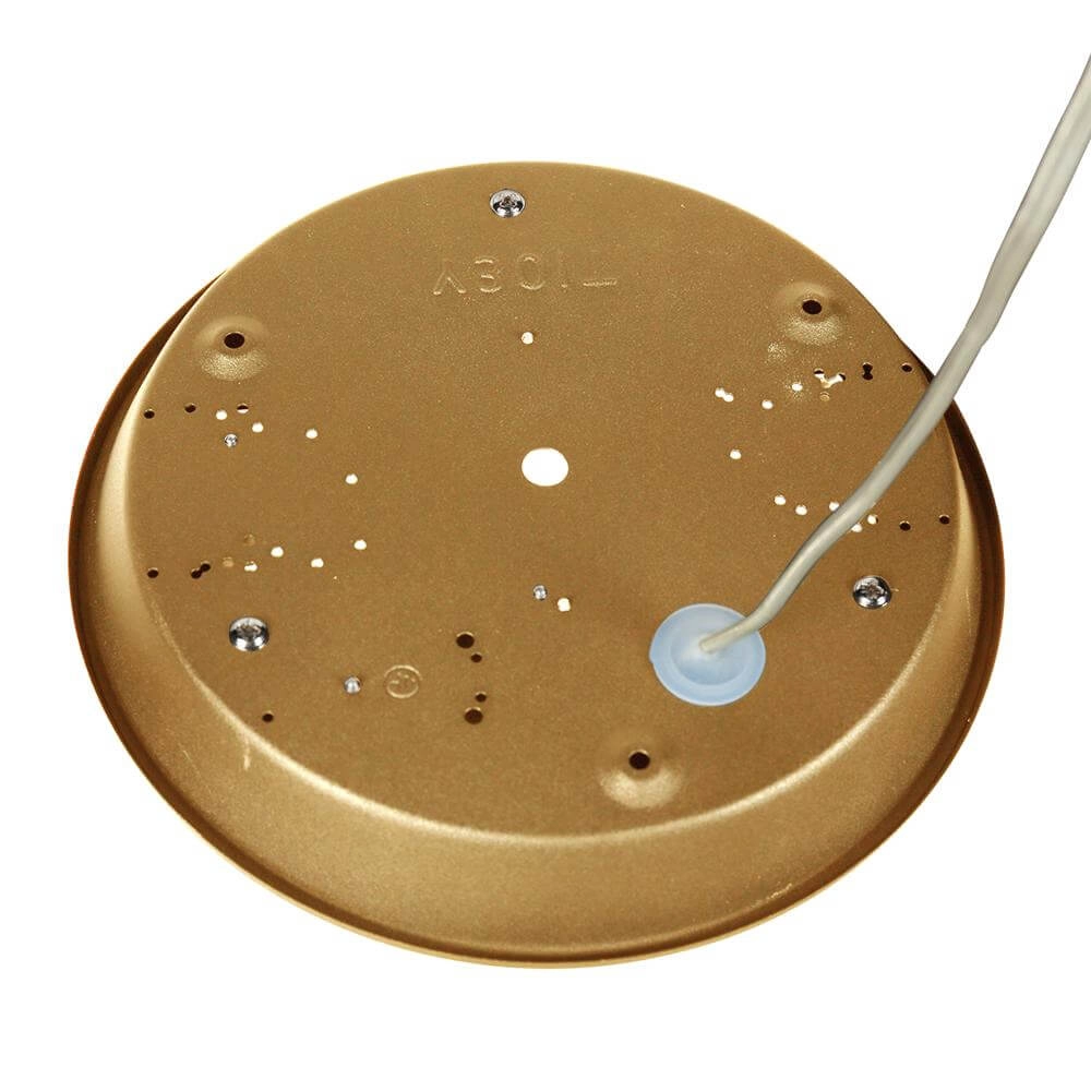 Strakke hanglamp Ringlux goud Ø 60cm Steinhauer 8712746171969