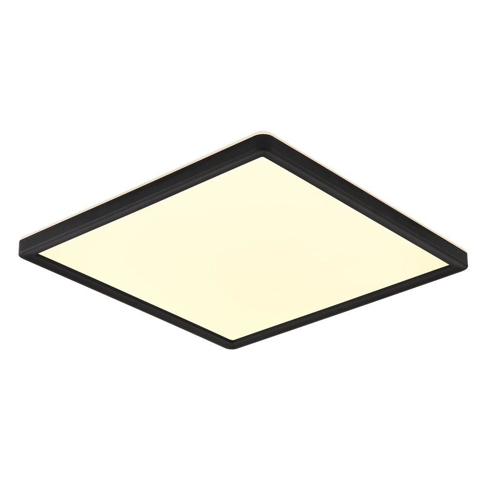 Plafonniere Sapana vierkant 29,4cm zwart Globo 9007371414390