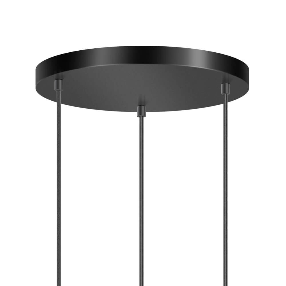 Zwarte hanglamp Drop met goud ETH 8720195306504