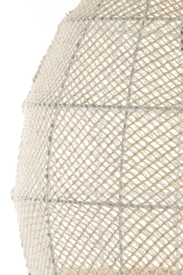 Japandi hanglamp Makassar crème Ø 42cm Light & Living 8717807706432