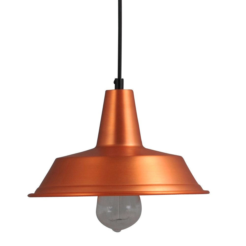 Roodkoperen hanglamp retro Industria 25 3-lichts roodkoper met zwart Masterlight 8718121230825