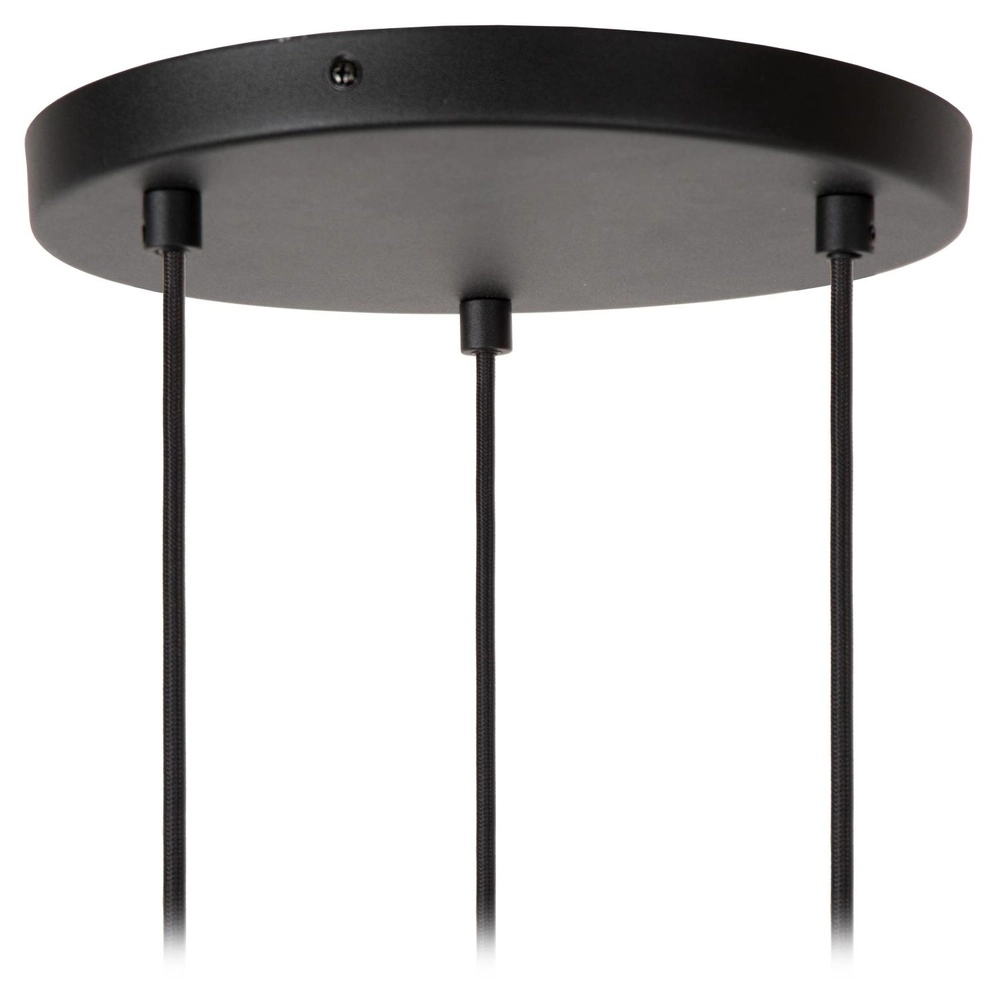 3-lichts hanglamp Maya zwart Lucide 5411212452580