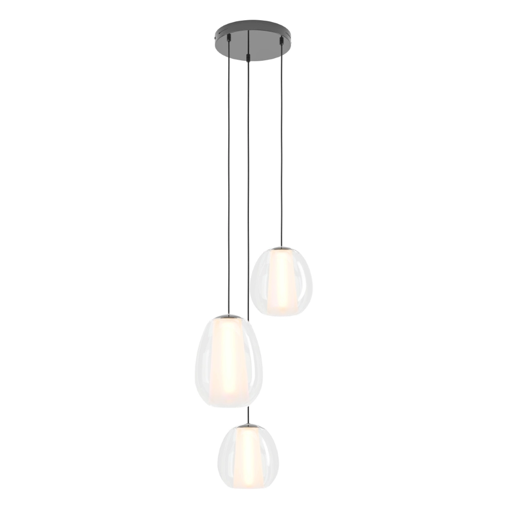 Design hanglamp Menorca grijs Ø 42cm