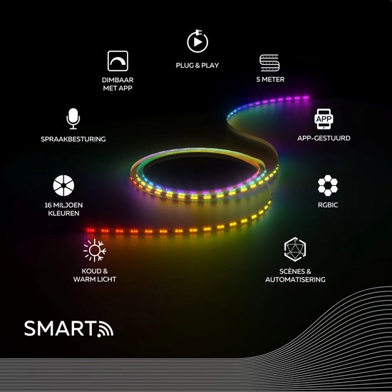 Smart Ledstrip 5m Circle 8712879162223