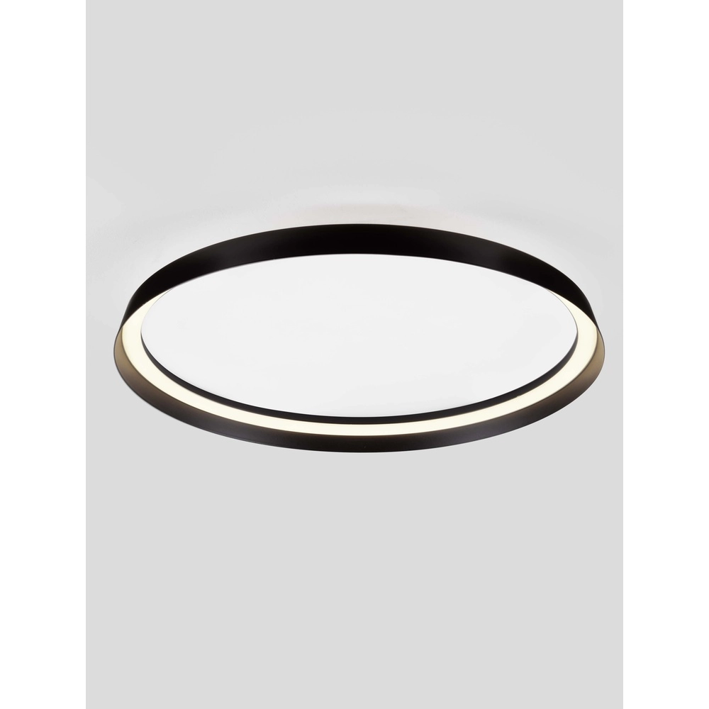 Design plafonniere Ormi Ø 60cm zwart