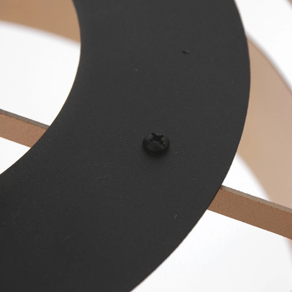 Zwarte hanglamp Flinter Ø 50cm Steinhauer 8712746148640