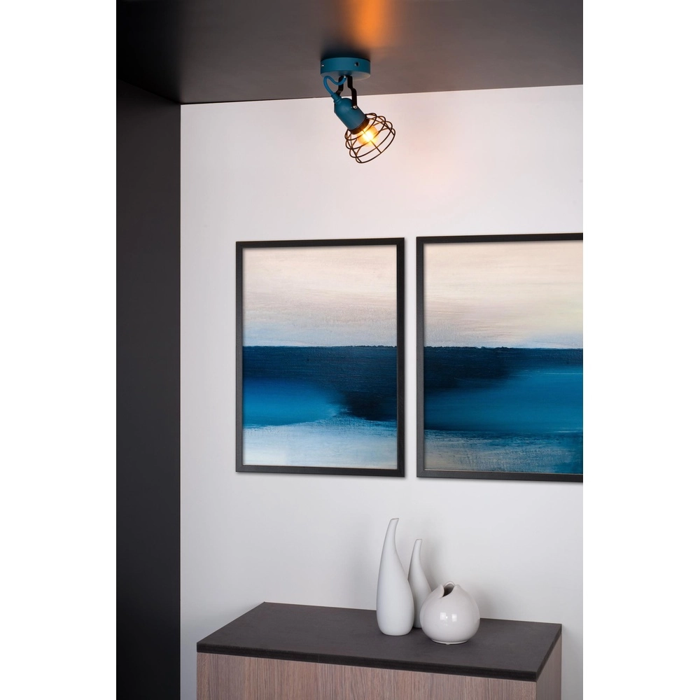Plafondlamp Pola blauw Lucide 5411212082992