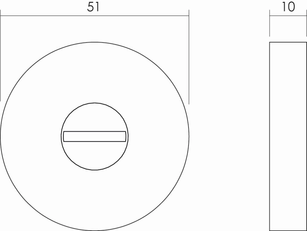 WC-sluiting Tira rond RVS Intersteel 8714186170557