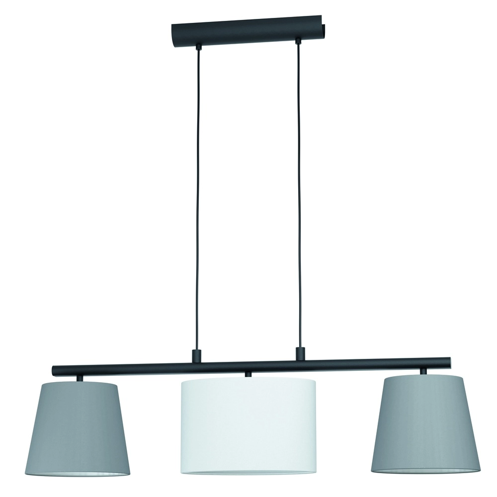 3-lichts hanglamp Almeida 1 gekleurd