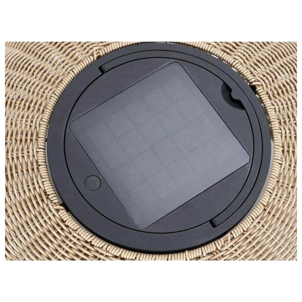 Lage vloerlamp Adegan Flat Solar solar rotan SLV 4024163296618