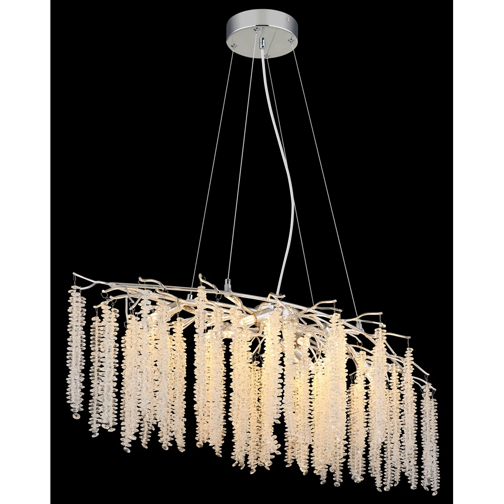 Hanglamp Laverne chroom ovaal Globo 9007371578153
