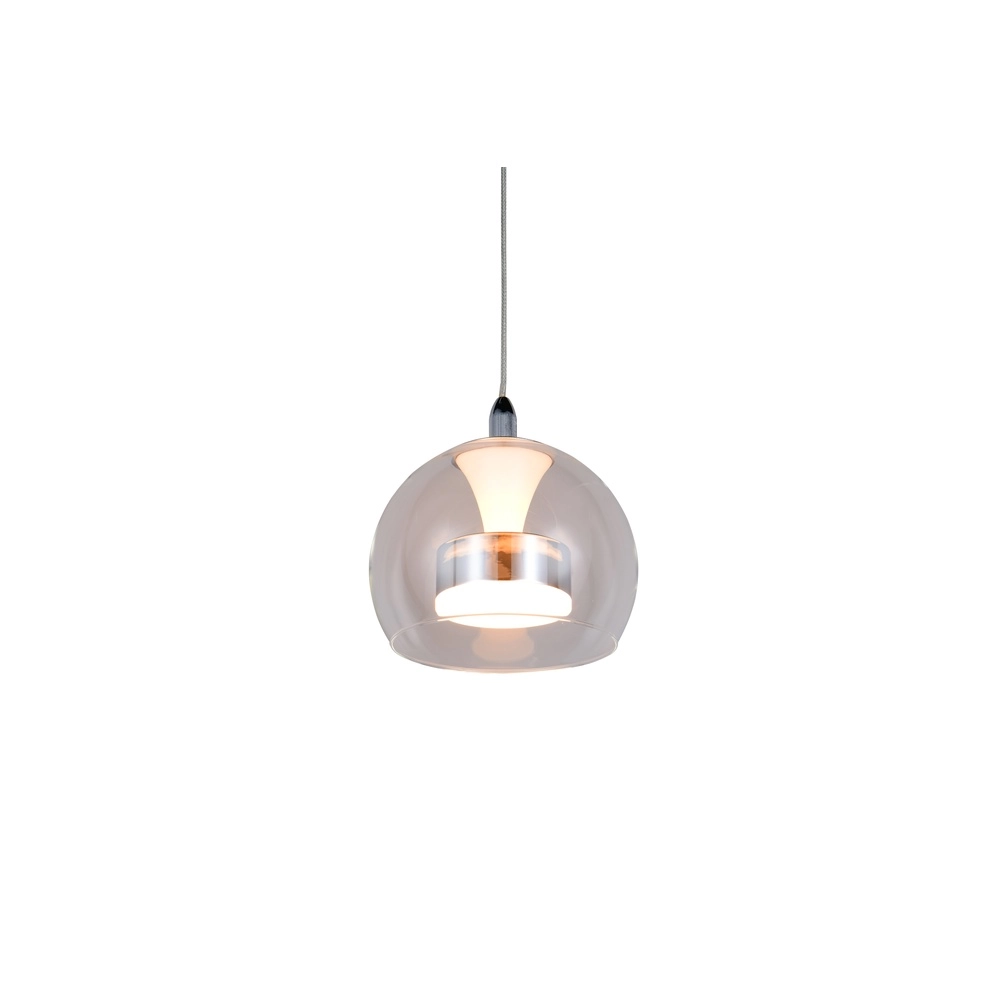 Hanglamp Flynt enkel chroom Trio 4017807670981