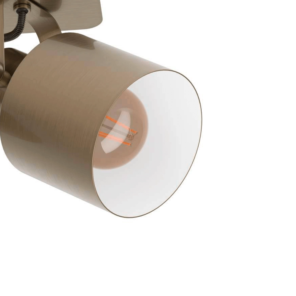 Messing plafondspot Southery 2-lichts Eglo 9002759438180