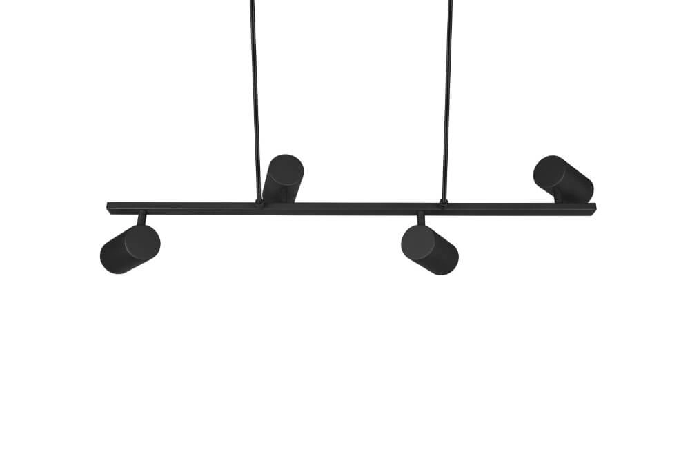 Hanglamp Marley 4x GU10 Zwart Trio 4017807523515
