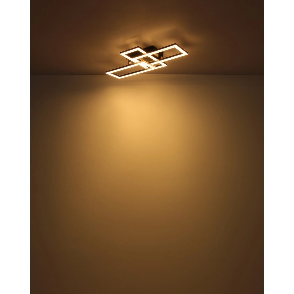 Zwarte design plafondlamp Sapena 61,4 x 34,1cm Globo 9007371456390