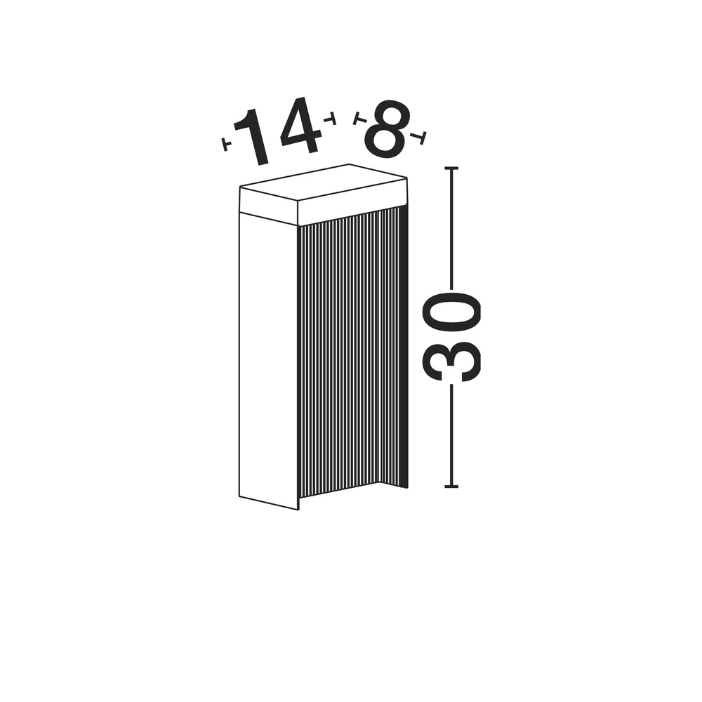 Design padverlichting Alley 30cm Lyora 5212017478740