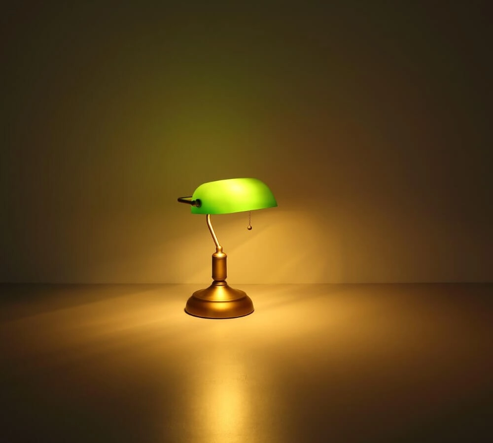 Bureaulamp Antique met draadloze lader Globo 9007371455362