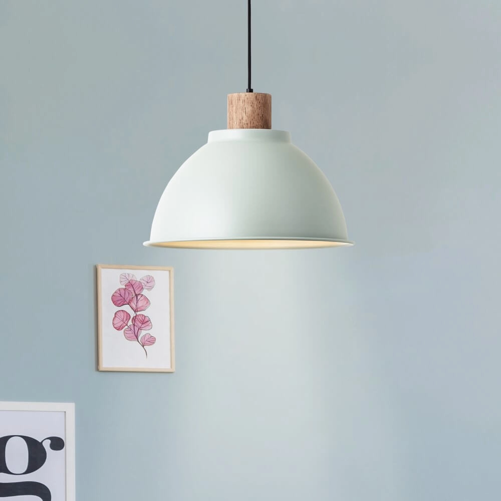 Hanglamp Erena Ø 38cm groen Brilliant 4004353413049