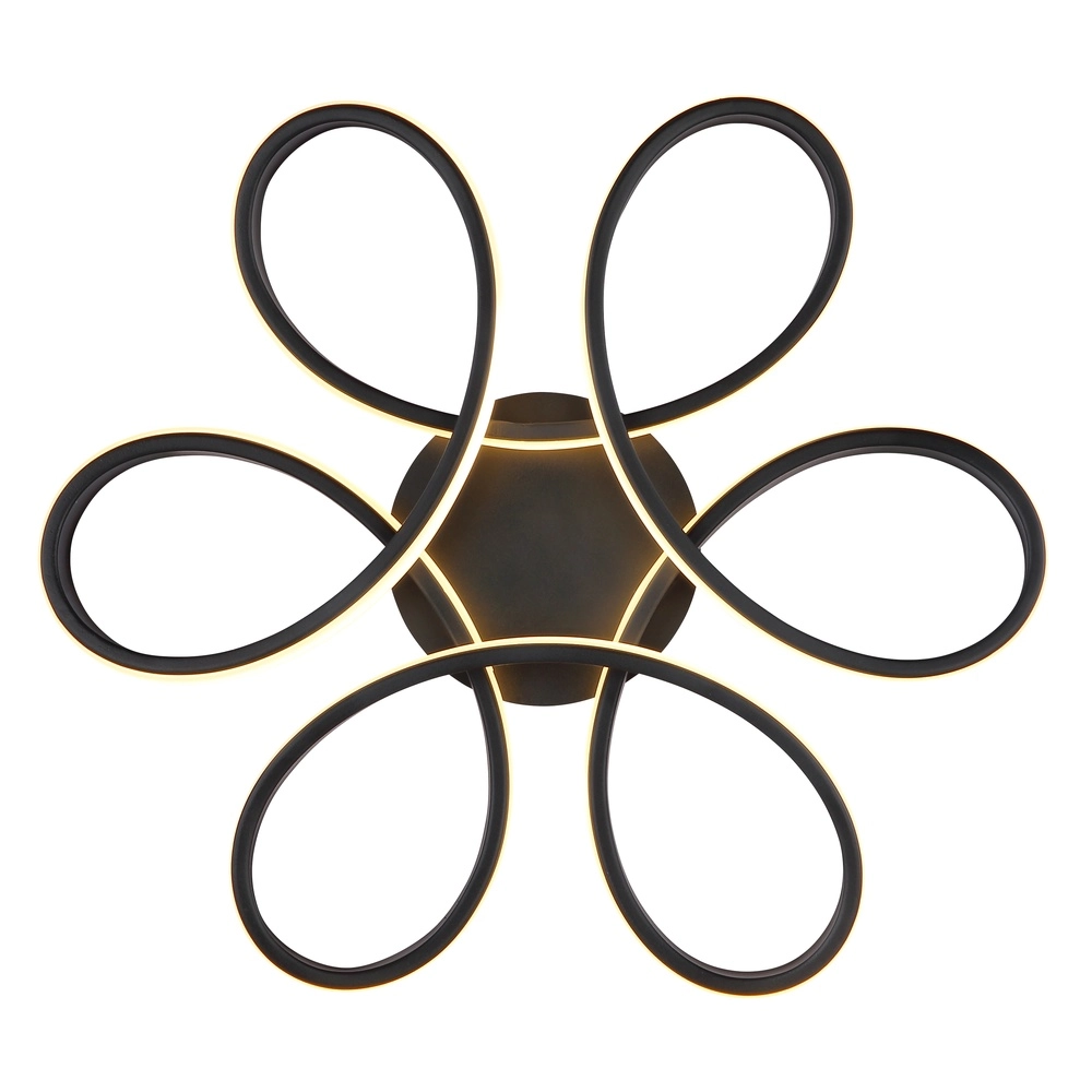 Design plafondlamp Orbita zwart Globo 9007371593309