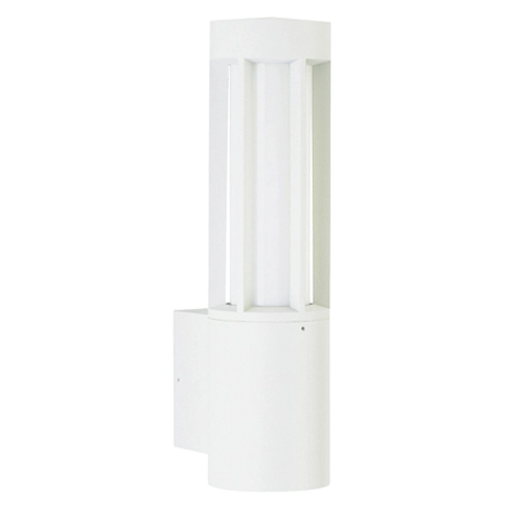 Wandlamp buiten met downlight Jail wit