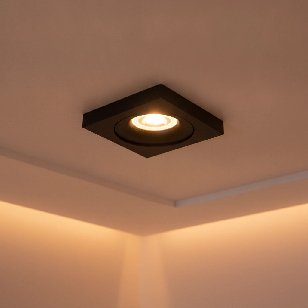 GU10 inbouwspot Downel zwart