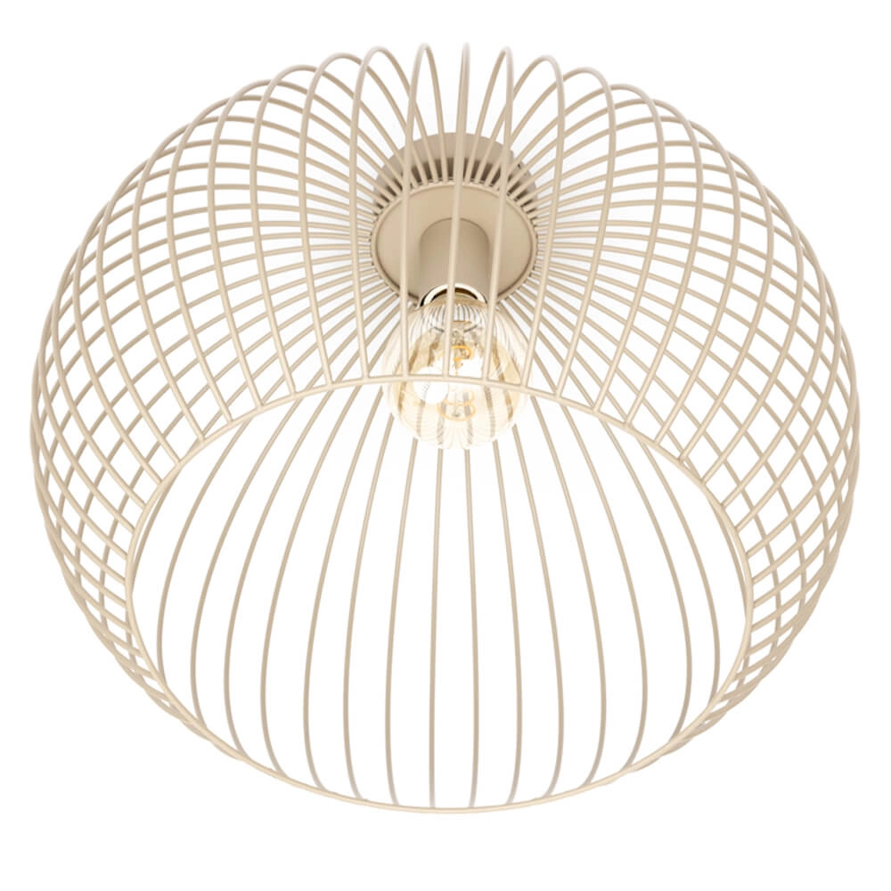 Draad plafondlamp Wire Ø 50cm zandkleurig Draad plafondlamp Wire Ø 50cm zandkleurig