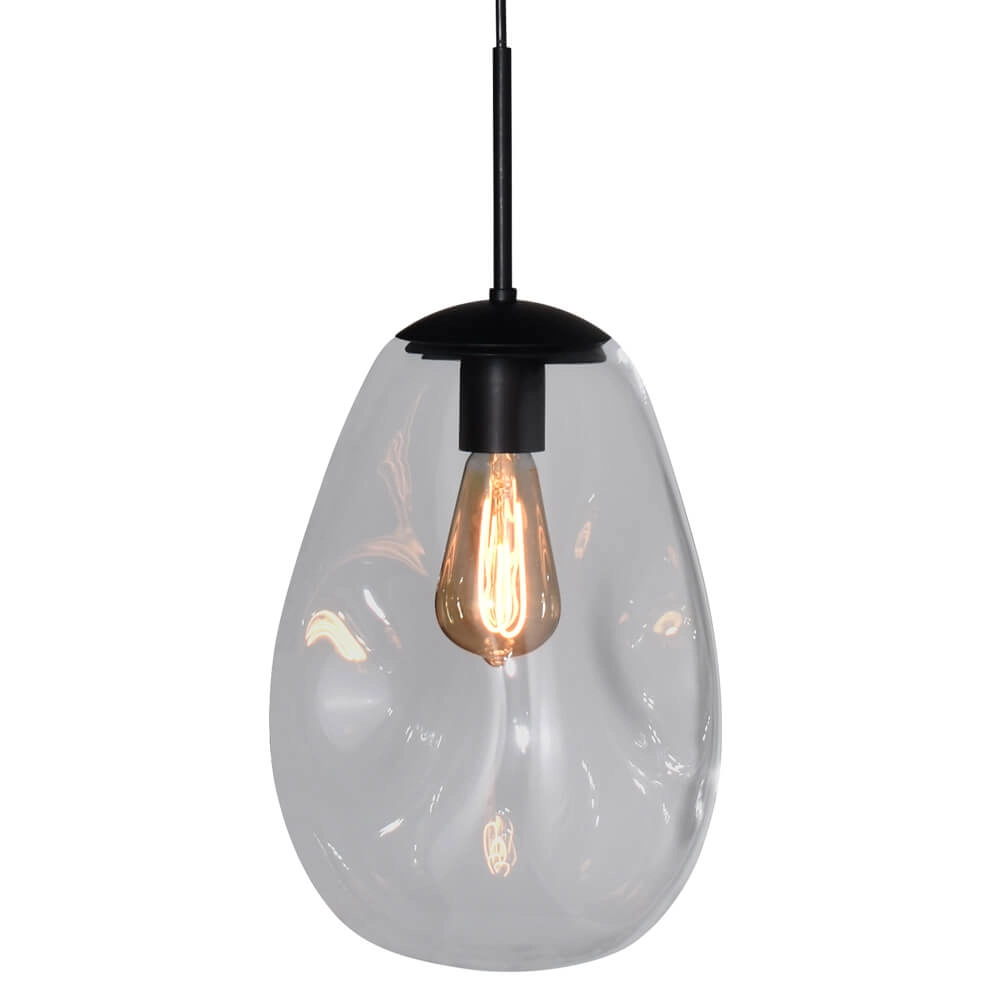 Glazen hanglamp Lava 3x helder glas Ø 22,5cm Masterlight 8718121286013